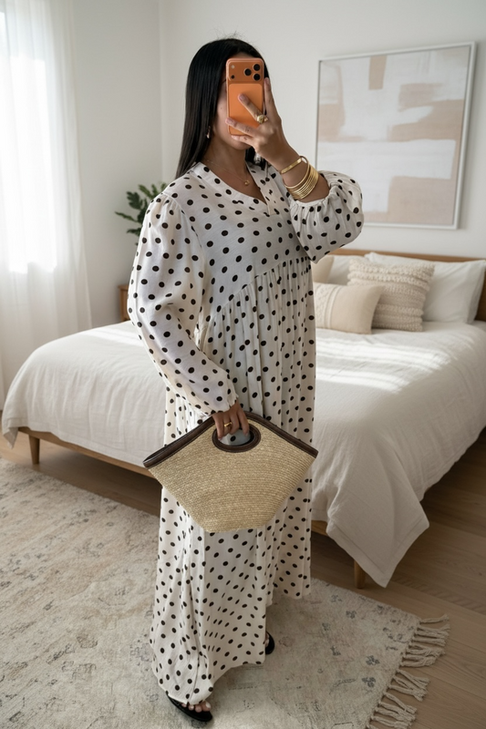 Robe à pois Zayna TU